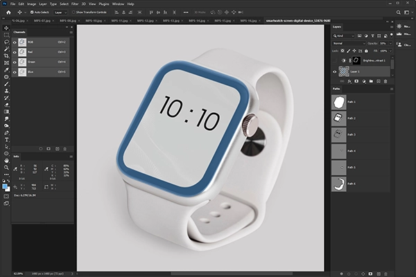Multi-clipping path services working sample at Grasigner 