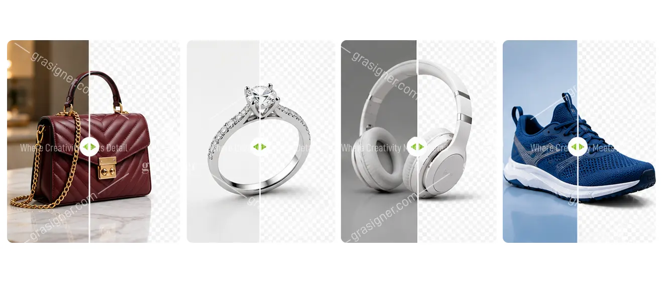 Background Removal Services working sample at Grasigner 