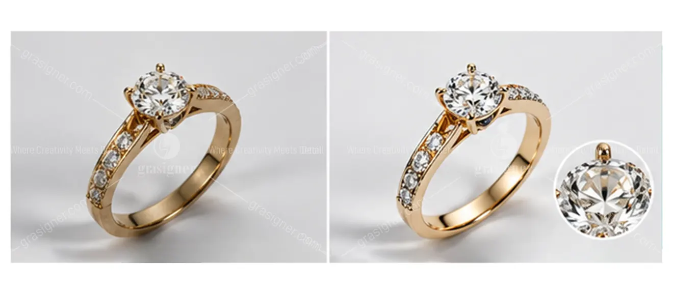 Photo Retouching Services working sample at Grasigner 