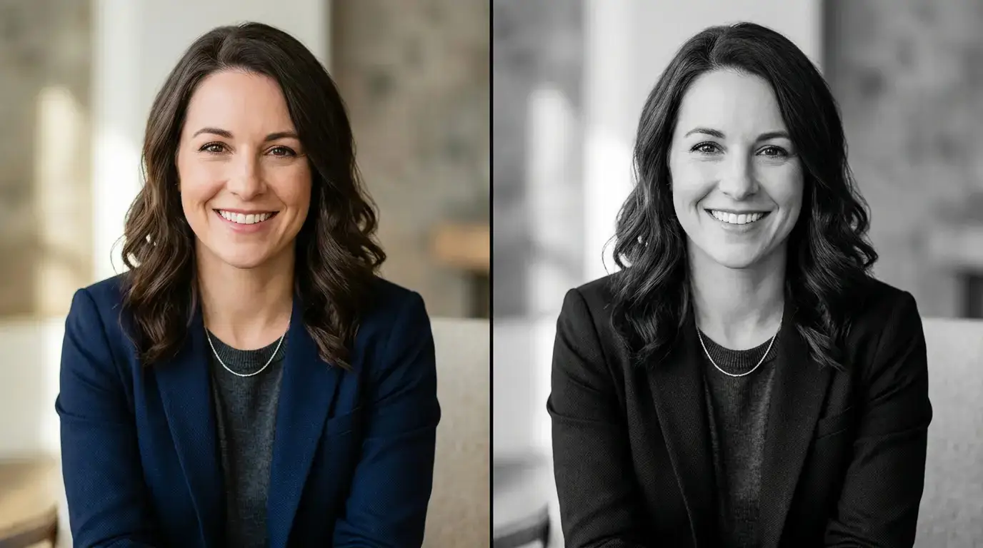 Converting-color-portraits-to-monochrome-images-GRASIGNER-retouching-style